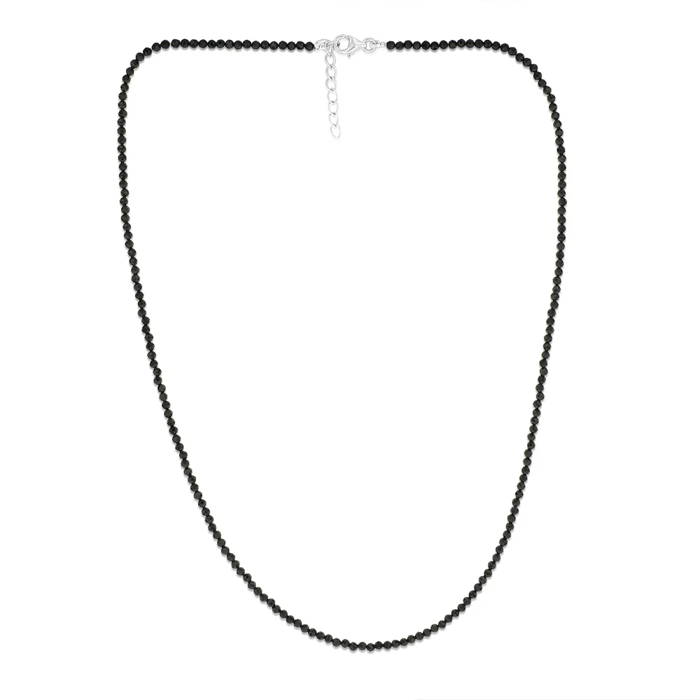 Black Spinel Pear Shaped in Sterling Silver