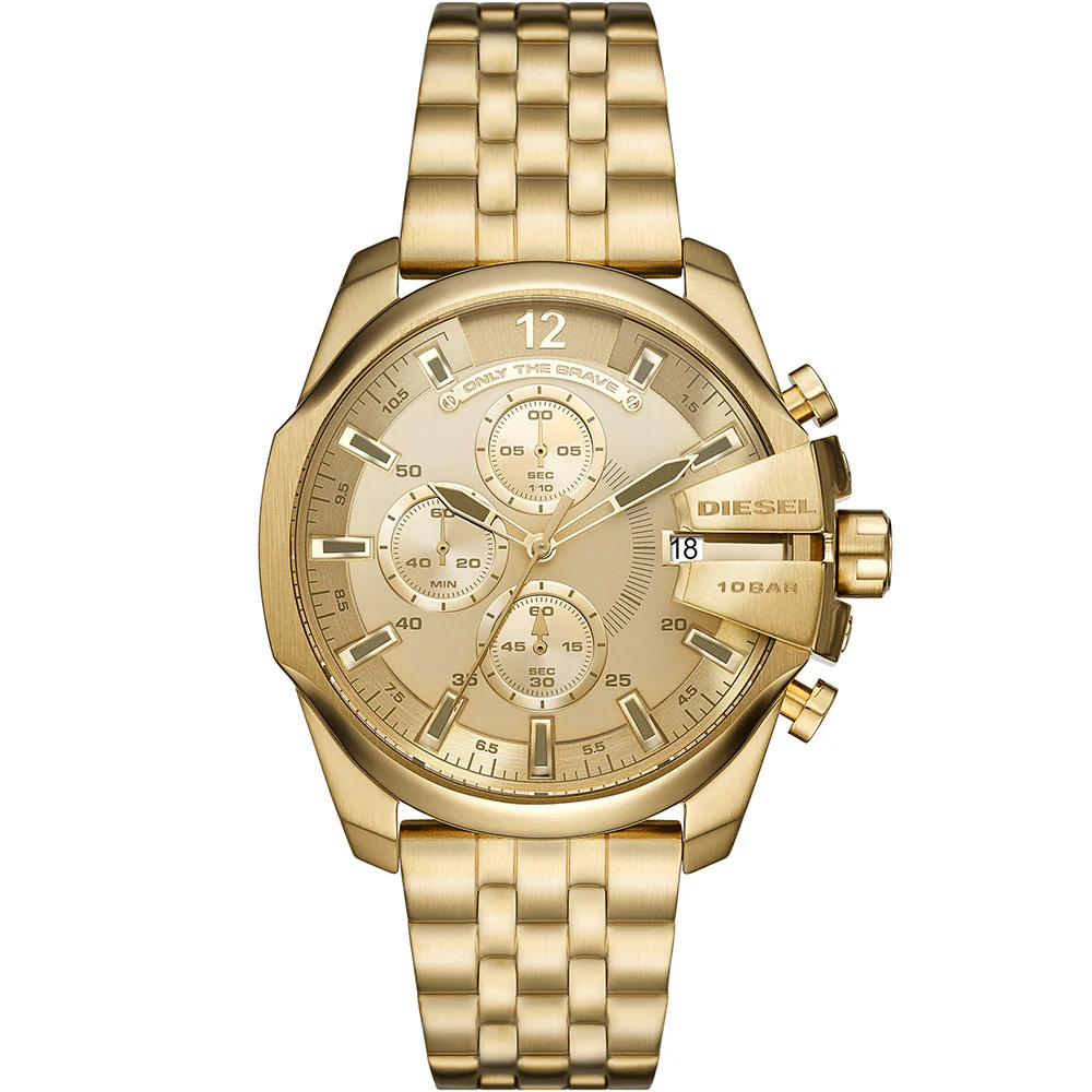 Diesel DZ4565 Chronograph Gold Tone Mens Watch