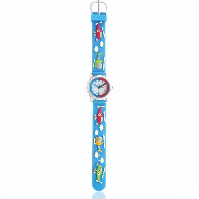 ECC Kids Helicopter Blue Strap Watch - Image 2