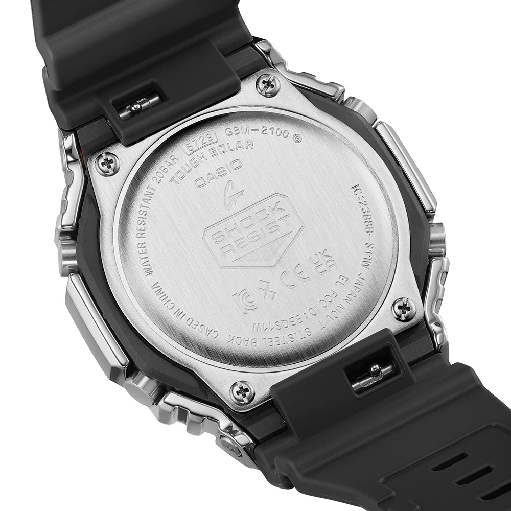 G-Shock GBM2100A-1A3 Metal Covered Bluetooth 'CasiOak' - Image 3