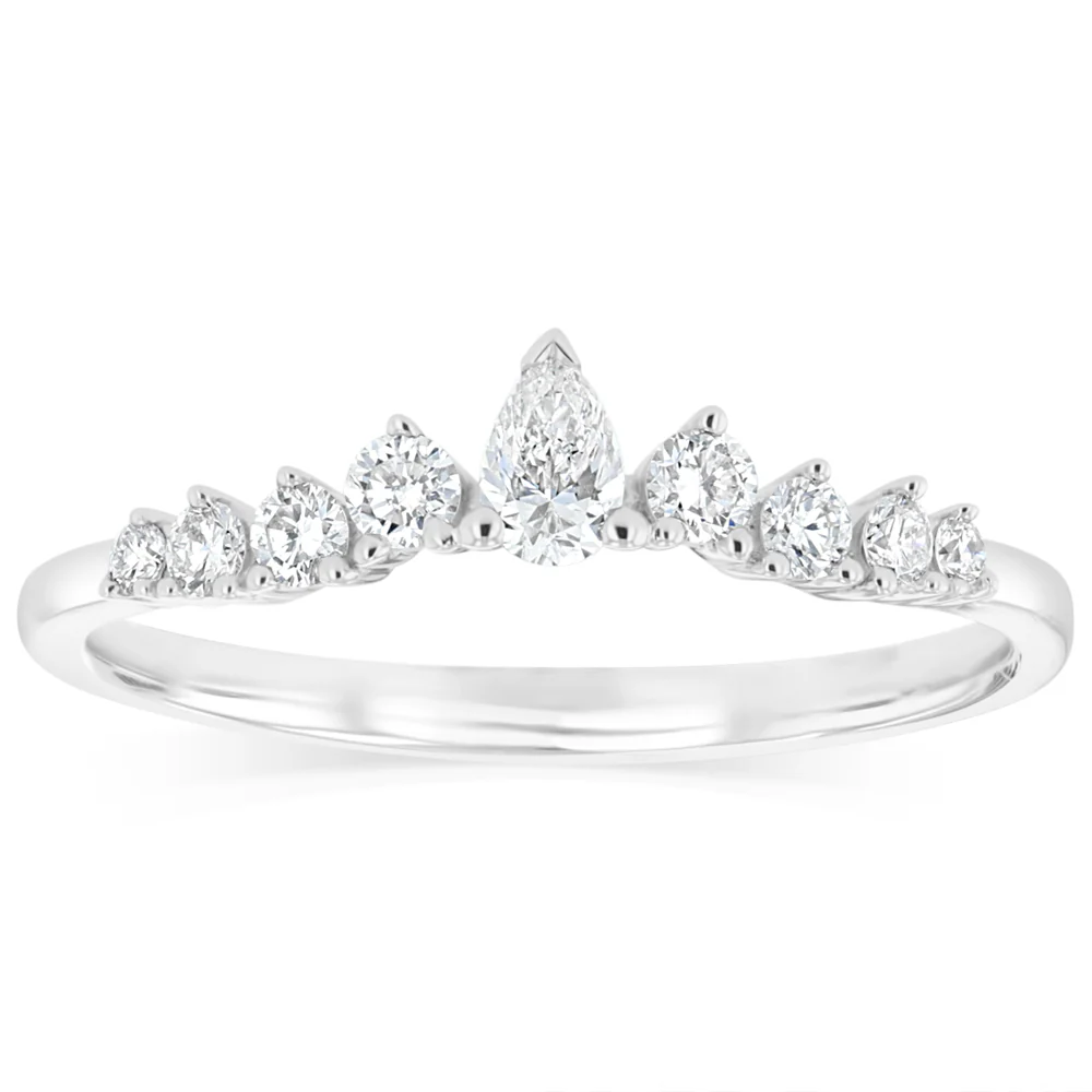 Luminesce Lab Grown 1/4 Carat Diamond Ring in Sterling Silver