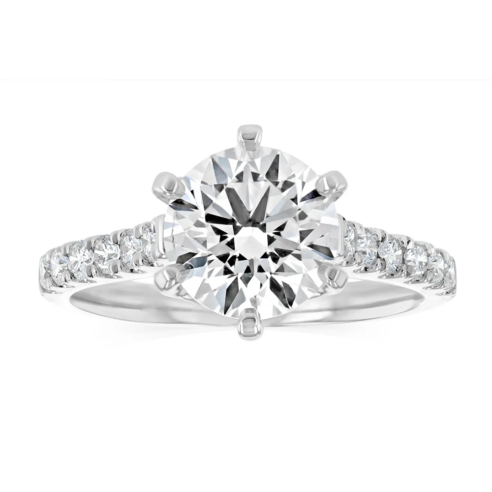 Luminesce Lab Grown 2.30 Carat Diamond Ring in 9ct White Gold