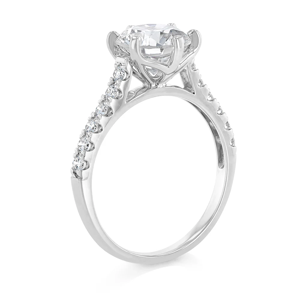Luminesce Lab Grown 2.30 Carat Diamond Ring in 9ct White Gold - Image 3
