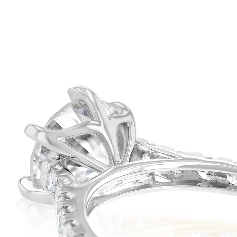 Luminesce Lab Grown 2.30 Carat Diamond Ring in 9ct White Gold - Image 4