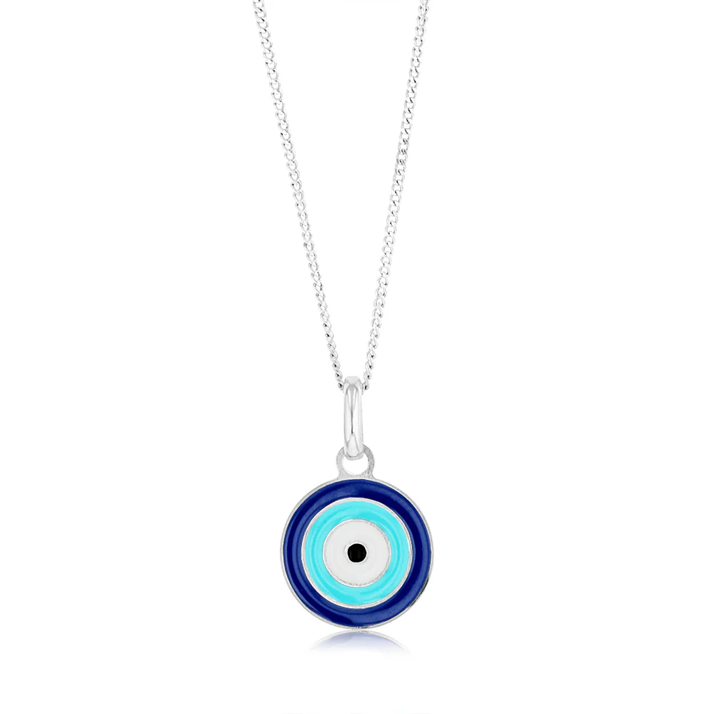 Sterling Silver Evil Eye Pendant