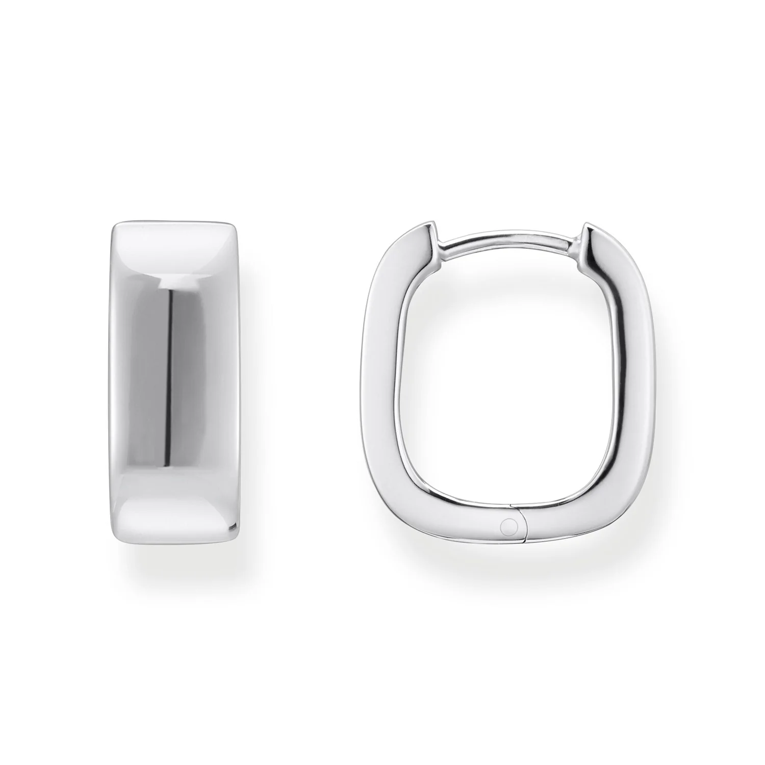 Thomas Sabo Sterling Silver Essential Angular 16mm Hoop Earrings