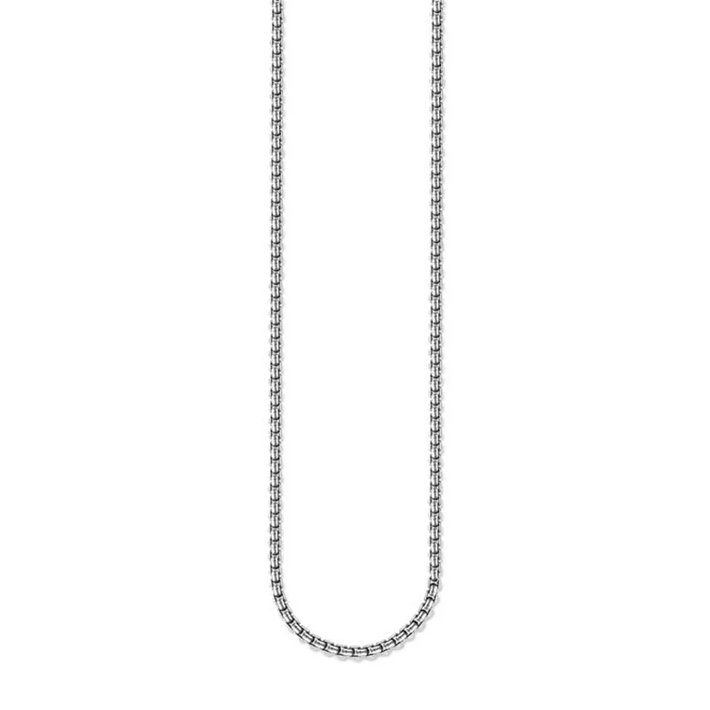 Thomas Sabo Sterling Silver Oxidised Box Link 60cm Chain